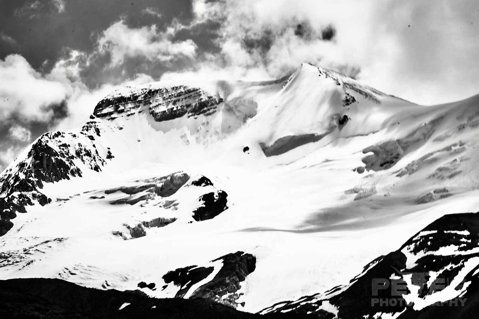 Mountain Landscape in Black and White - Banff National Park - Ontario Landscape Photographers